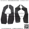 Fender Flares / Extensions Black Plastic For 2009-2014 Polaris RZR 800 (For: Polaris) - Image 4