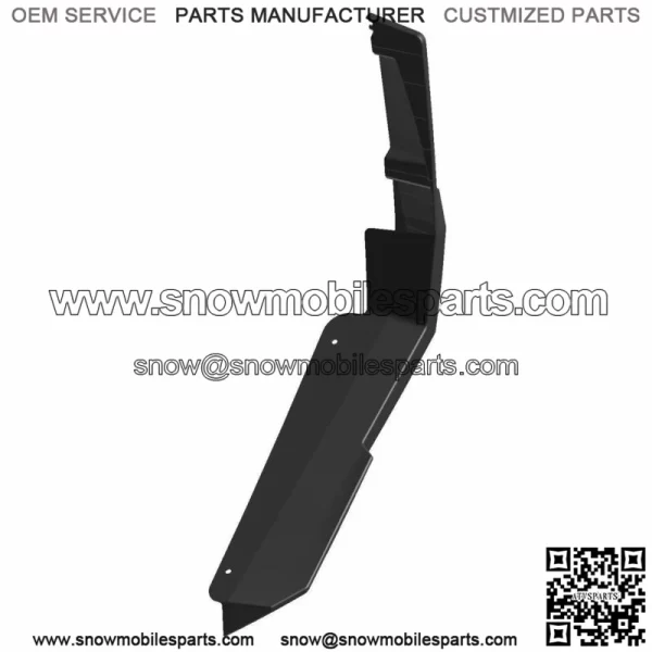Polaris Fender Flare, Rear, Right, Gloss Black,  OEM Part 5453035-070
