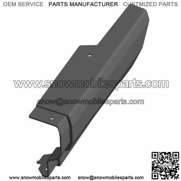 Polaris Fender, Rear, Upper, Right, Black,  OEM Part 5450355-070, Qty 1 (For: Polaris) - Image 4