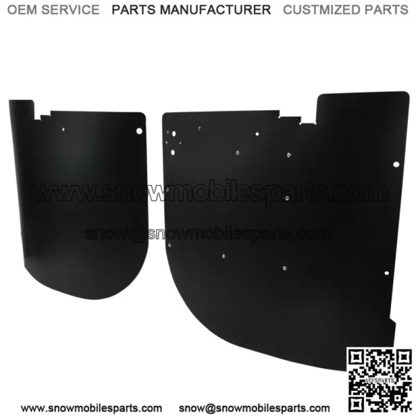 Rear Wheel Inner Liner Mud Guards Fenders For Polaris Ranger XP900 XP1000 13-17 - Image 2