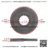 1656927SM Blade Spline Washer for Simplicity Snapper 1615G 808GT 811GT - Image 2