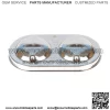 For 1967-1982 Chevrolet Corvette Master Cylinder Cover Chrome w/ Bails & Gaskets - Image 3