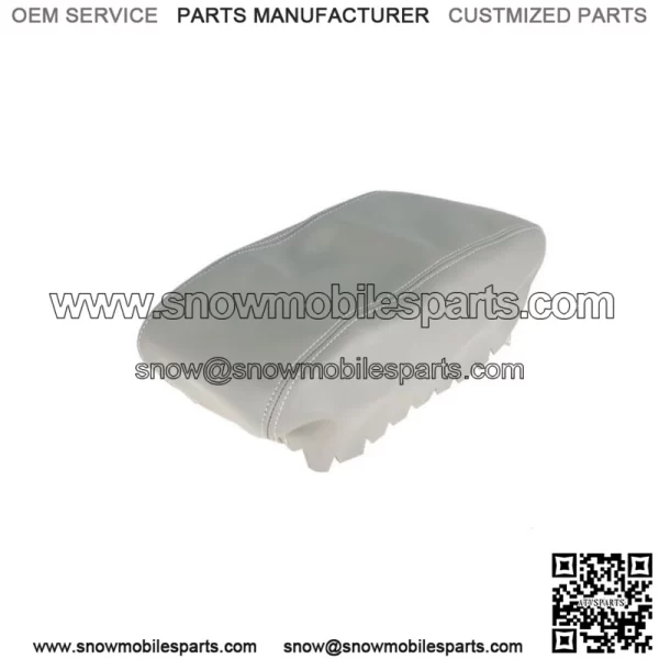 Center Console Lid Armrest Cover Protector For Jeep Grand Cherokee 11-19 Gray