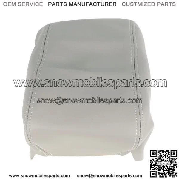 Center Console Lid Armrest Cover Protector For Jeep Grand Cherokee 11-19 Gray - Image 4