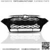 Front Upper Grille Fit For 2019-2020 Hyundai Elantra Sport Sedan Gloss Black