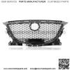 For 2014-2016 Mazda 3 Axela Front Bumper Upper Black Grille Honeycomb Grill ABS