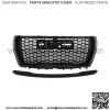 For 21-23 GMC Yukon/Yukon XL Denali Front Grille&Hood Molding Gloss Black Grill