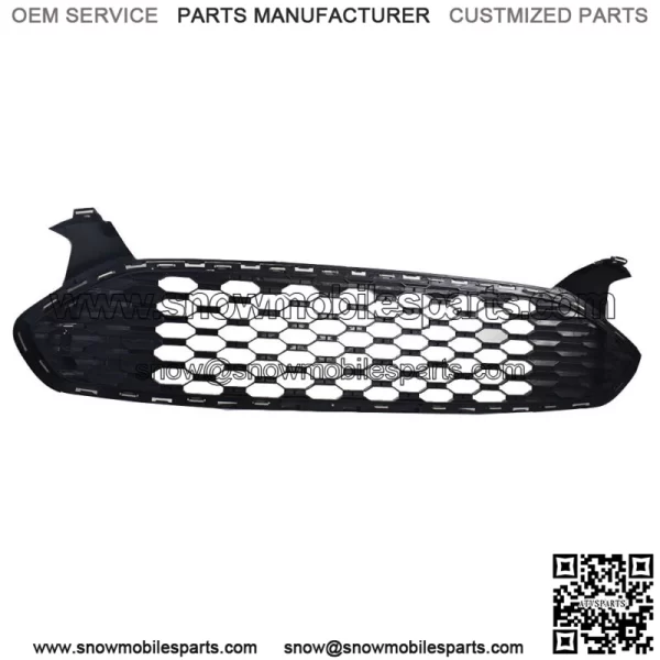 For 2013 2014 2015 2016 Ford Fion Gloss Black Honeycomb Front Grille - Image 3