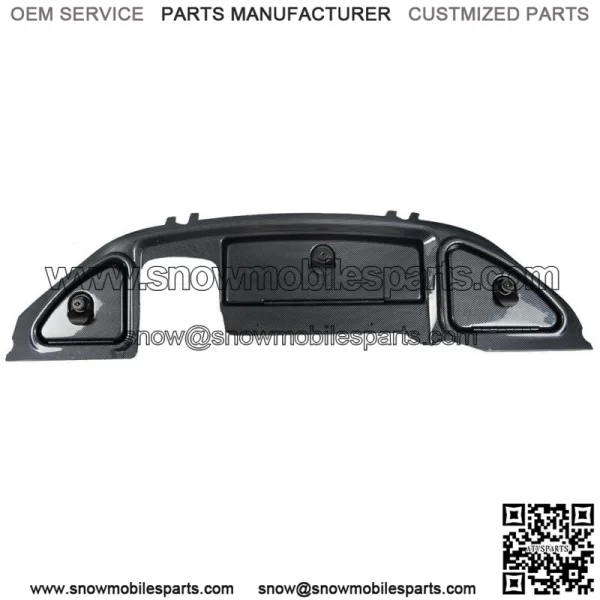 Carbon Fiber Dash with Locking Doors 2008.5 + For Club Car Precedent Golf Cart - Image 2