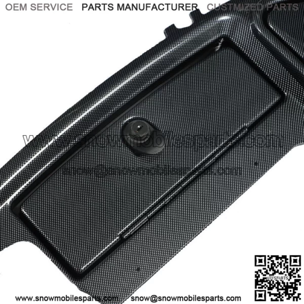 Carbon Fiber Dash with Locking Doors 2008.5 + For Club Car Precedent Golf Cart - Image 4