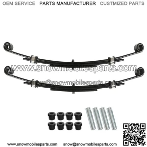 Fits For E-Z-GO TXT 1996-2013 Golf Carts Heavy Duty Rear Leaf Springs -Set Of 2