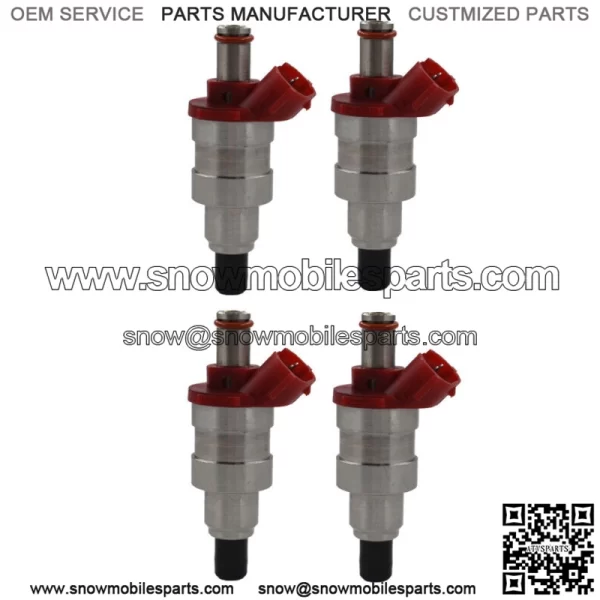 4X Fuel Injector G609-13-250 For Mazda B2600 MPV 2.6L High impedance flow match