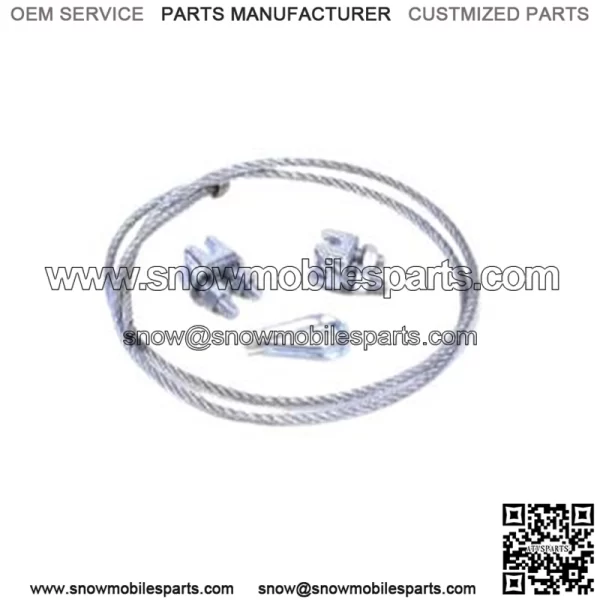 68135 ATV Plow Electric Actuator Wire Rope replacement for PN 67650 Silver (For: Honda FourTrax Foreman 400)