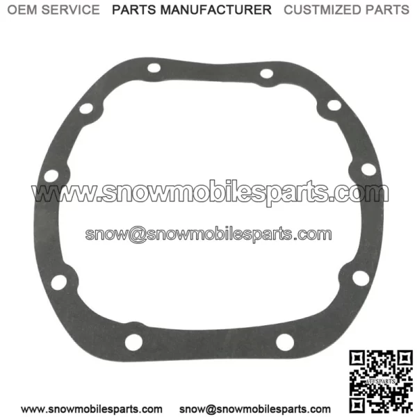 For Jeep Dana 25 27 30 10-Bolt Differential Cover with Gasket & Drain Plug Rear - Image 2