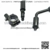 Motorcycle Rearview Mirror, E24 Certified Universal 8mm 10mm Bolt 7/8 Inch Handle Bar Mount Clamp Motorbike Convex Rear View Mirror fit Honda ATV Dirt Bike Scooter Kawasaki E-Bike Bicycles - Image 2