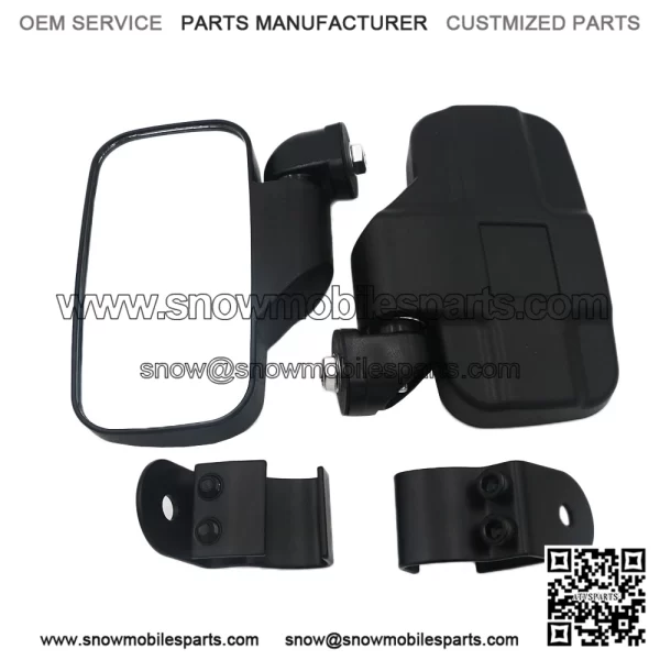 UTV Rear View Side Mirrors For Polaris Ranger 500 570 XP 900 1000 /General 1000 - Image 2