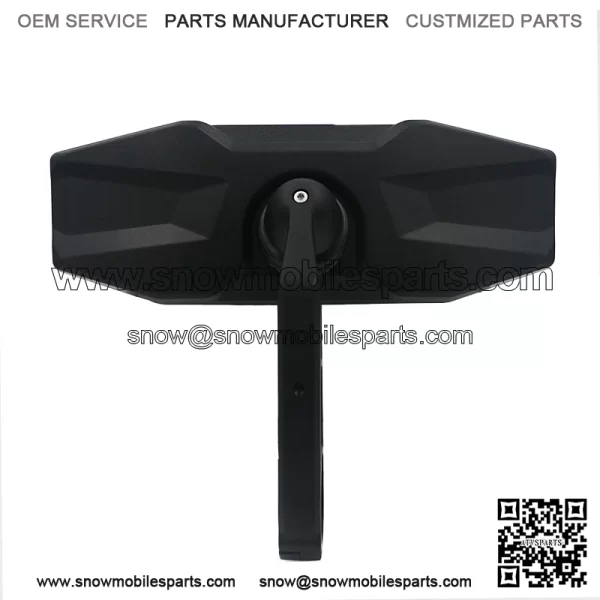 Rear View Center Side UTV ATV Mirror Black 1.75" Bar For Polaris General RZR XP - Image 2