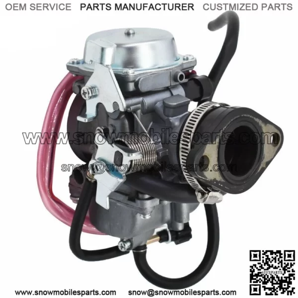 Carburetor W/ Intake Boot Joint Manifold for Kawasaki KLR250 Carb
