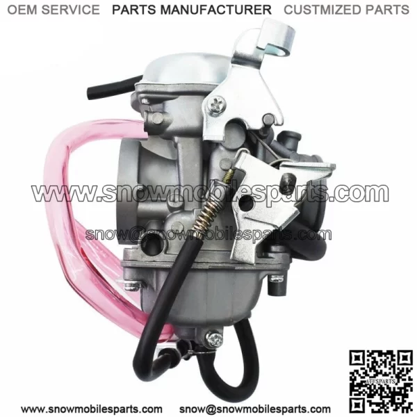 Carburetor W/ Intake Boot Joint Manifold for Kawasaki KLR250 Carb - Image 2