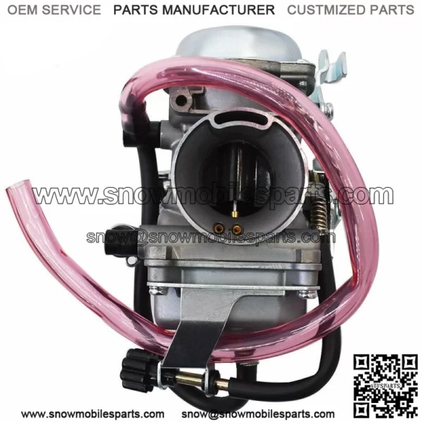 Carburetor W/ Intake Boot Joint Manifold for Kawasaki KLR250 Carb - Image 4