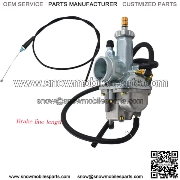 For Kawasaki Bayou 220 250 KLF220 KLF250A Carburetor & Throttle Cable - Image 4