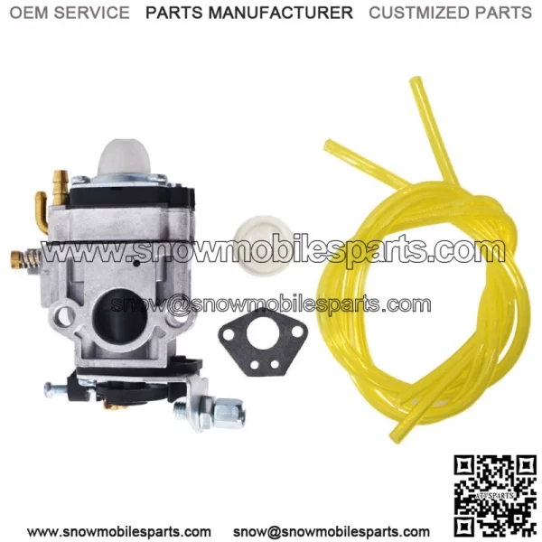 PCV43 For Gas 2 Cycle 43cc Powermate Tiller Motor Parts Carburetor Carb & Gasket - Image 4