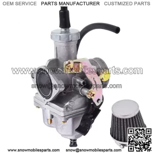 Carburetor W/ Air Filter For Honda ATV ATC200S Sportrax 250 TRX250EX Carb