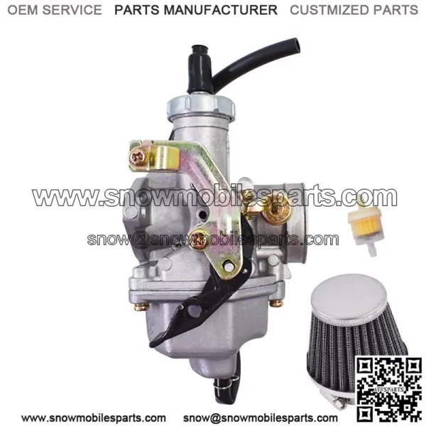 Carburetor W/ Air Filter For Honda ATV ATC200S Sportrax 250 TRX250EX Carb - Image 5