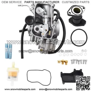 Carburetor Intake For Yamaha Warrior 350 YFM 350 Yfm350 1987-2004 Atv Quad Carb
