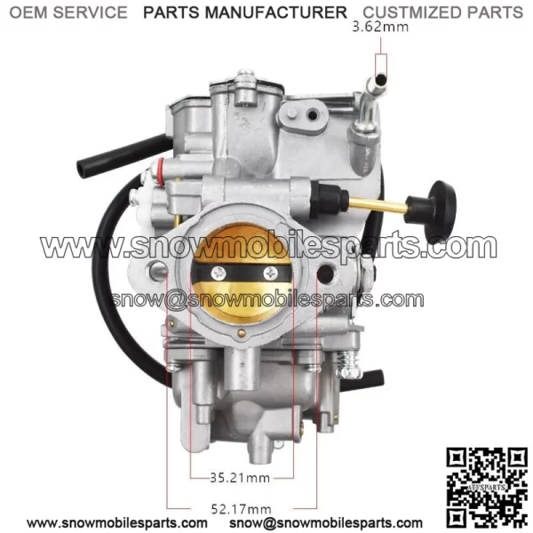 Carburetor Intake For Yamaha Warrior 350 YFM 350 Yfm350 1987-2004 Atv Quad Carb - Image 5