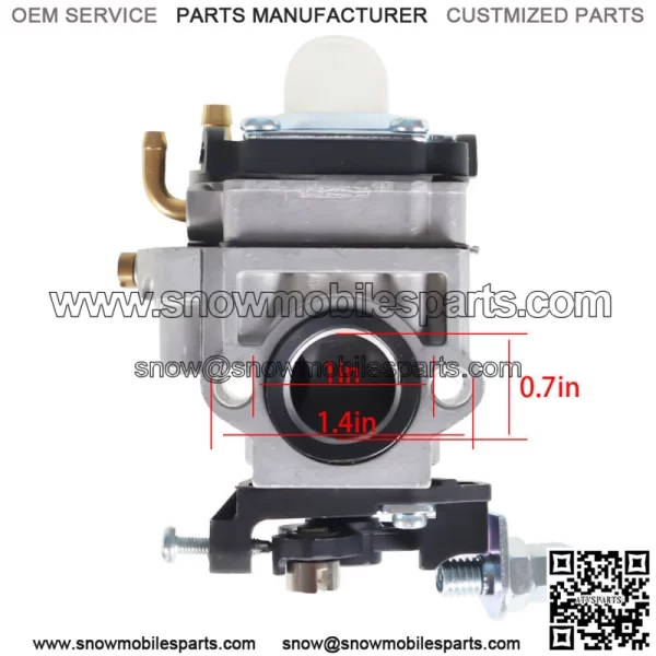 Fits For Carburetor Gas 2Cycle 43cc Powermate PCV43 Tiller Motor Parts Fuel Line - Image 2