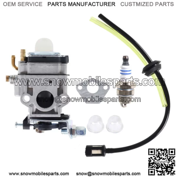 Fits For Gas 2Cycle 43cc Powermate PCV43 Tiller Motor Parts Fuel Line Carburetor