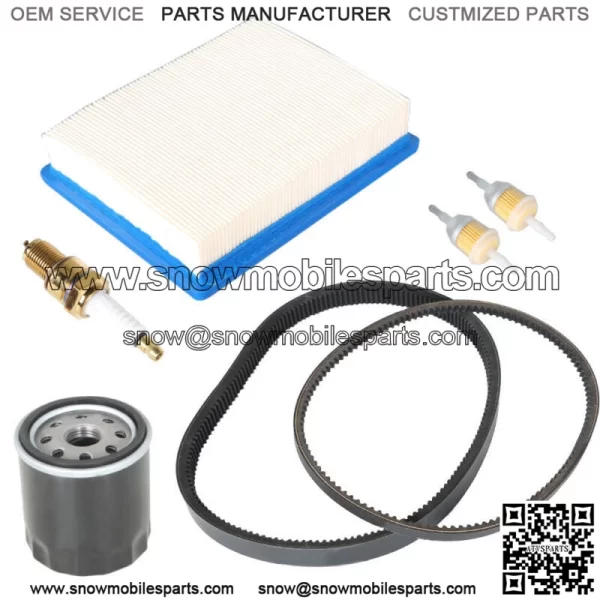 Fits For Club Car DS Maintenance /Tune Up Kit w/Drive Belt Starter Belt 97-04