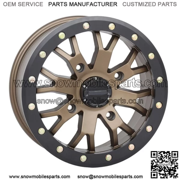 System 3 SB-4 Beadlock Bronze (6+1) UTV Wheels 14" Polaris RZR 1000 XP (4) (For: Polaris)