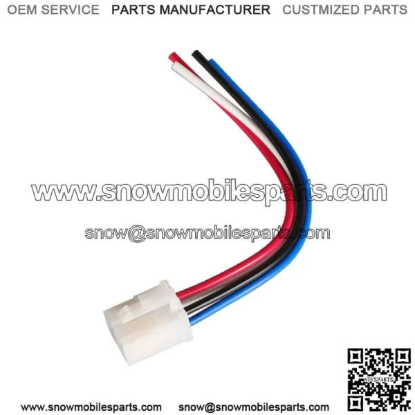 For Yamaha YFZ450 Raider R1 Starter Solenoid Relay Wiring Harness Plug - Image 5