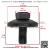 584309301 Blade Bolt & Washer For Poulan PB 20A46 / PP 105G30 / PP 155G42 - Image 2
