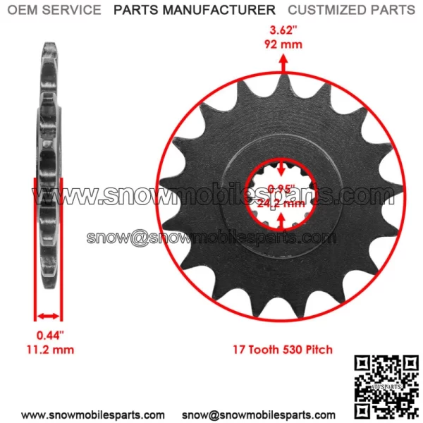 Drive Chain & Sprockets For Yamaha YZF-R7 1999  Link 180 Pitch 530 - Image 2