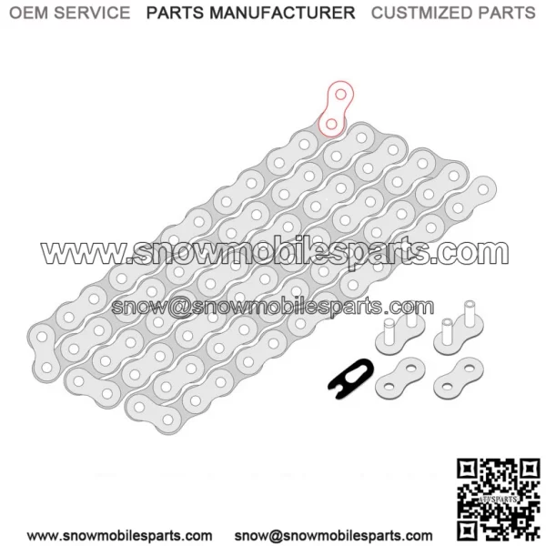 Drive Chain For Kawasaki ZX1200 Ninja ZX-12R 2000-2005 530 Pitch 116 Link - Image 2