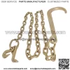 Wrecker Tow Chain 5/16 x 6 FT 15" Axle J Hook Hook Rollback Carrier