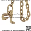 Wrecker Tow Chain 5/16 x 6 FT 15" Axle J Hook Hook Rollback Carrier - Image 2