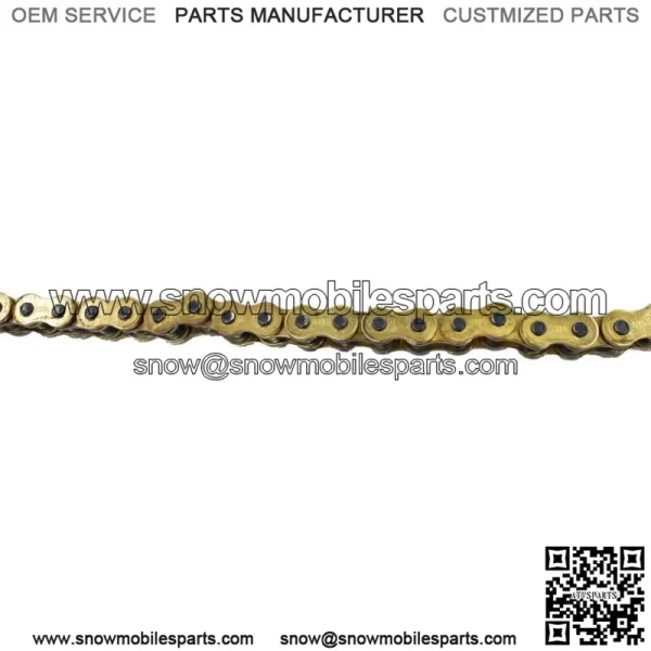 Gold 530x150 O-Ring Drive Chain Motorcycle 530 Pitch 150 Links 8200# Tensile - Image 3