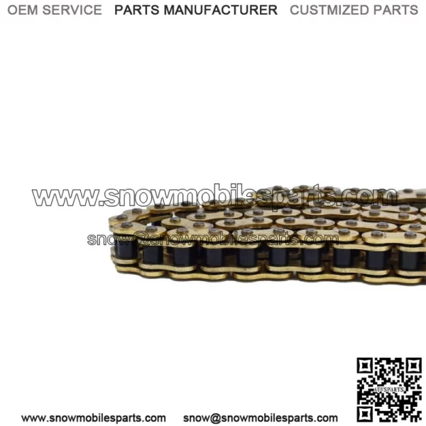 Gold 530x150 O-Ring Drive Chain Motorcycle 530 Pitch 150 Links 8200# Tensile - Image 5