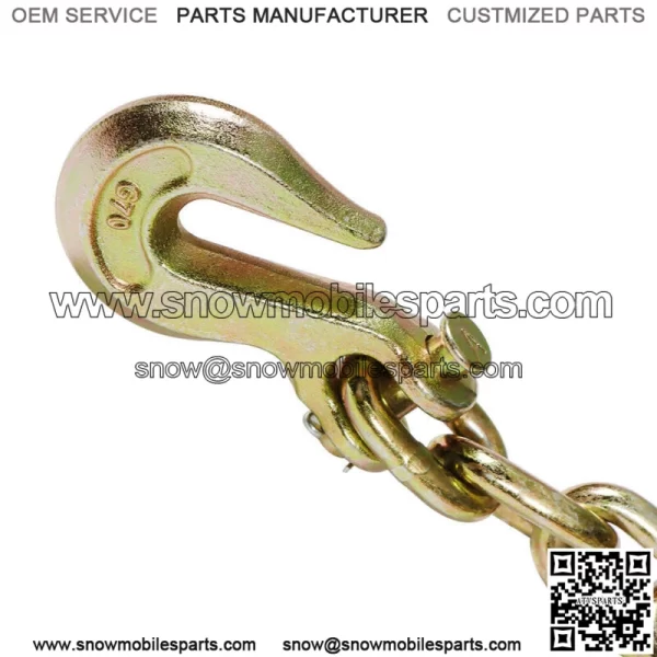 3/8" 20' G70 Tow Chain Tie Down Binder With Grade 70 Hooks New - Image 5