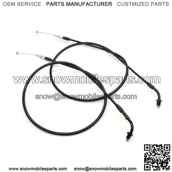 Throttle Cable Set For Honda CM400 CX500 Custom Hawk Nighthawk 450 17920-415-000 (For: Honda)
