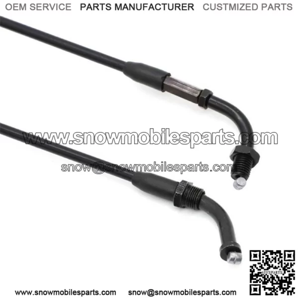 Throttle Cable Set For Honda CM400 CX500 Custom Hawk Nighthawk 450 17920-415-000 (For: Honda) - Image 2