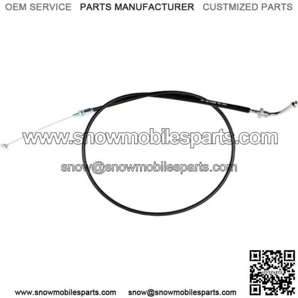 02-0306 - Black Vinyl Push Throttle Cable (For: Honda)