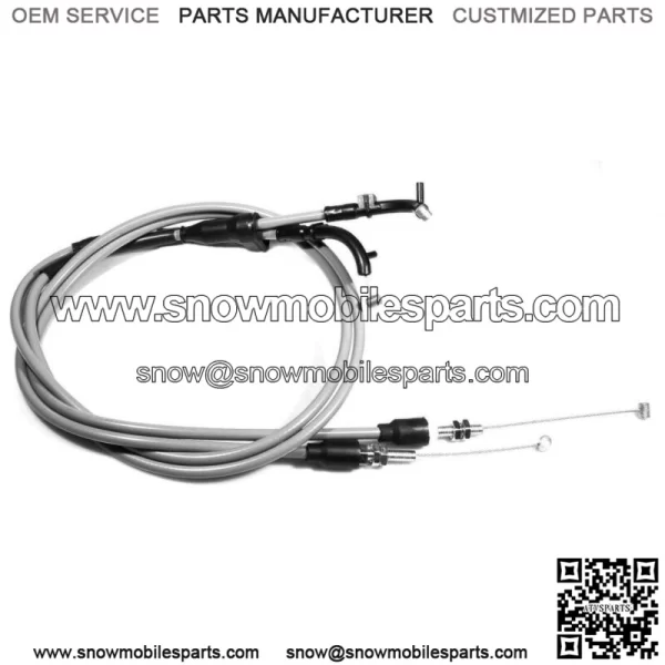 Throttle Push & Pull Cable for Suzuki RMZ 450, 2007-2012 - RM-Z (For: Suzuki)