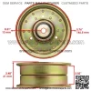 Deck Pulley for Bad Boy Outlaw XP 54" 61" 72" 2012-2013  033-5001-00 - Image 2