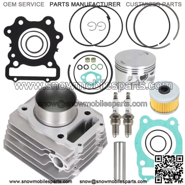 For 1988-2000 Honda FourTrax 300 TRX300 2x4 Cylinder Top End Rebuild Kit (For: Honda) - Image 3