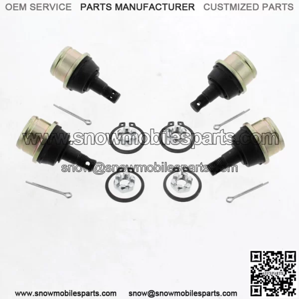 1988 - 2000 Honda 300 Fourtrax TRX300 Upper and Lower Ball Joints x4 (For: Honda)